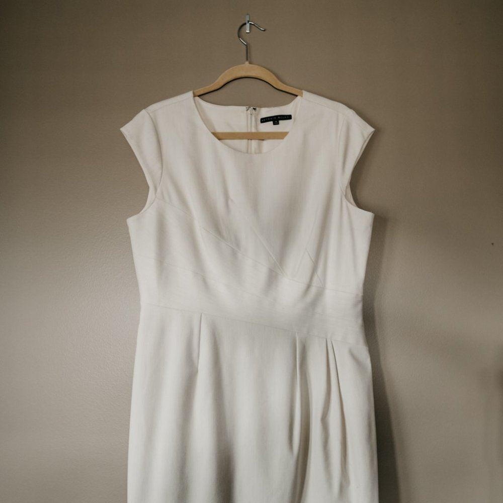 Cream Midi Antonio Melani Dress